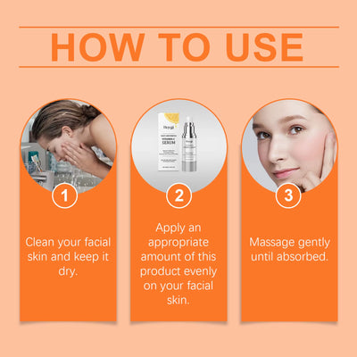 Vitamin C Facial Essence Hyaluronic Acid Dark Skin Brighten Serum Fade Fine Lines Moisturizing Repair Dull Skin Face Serum